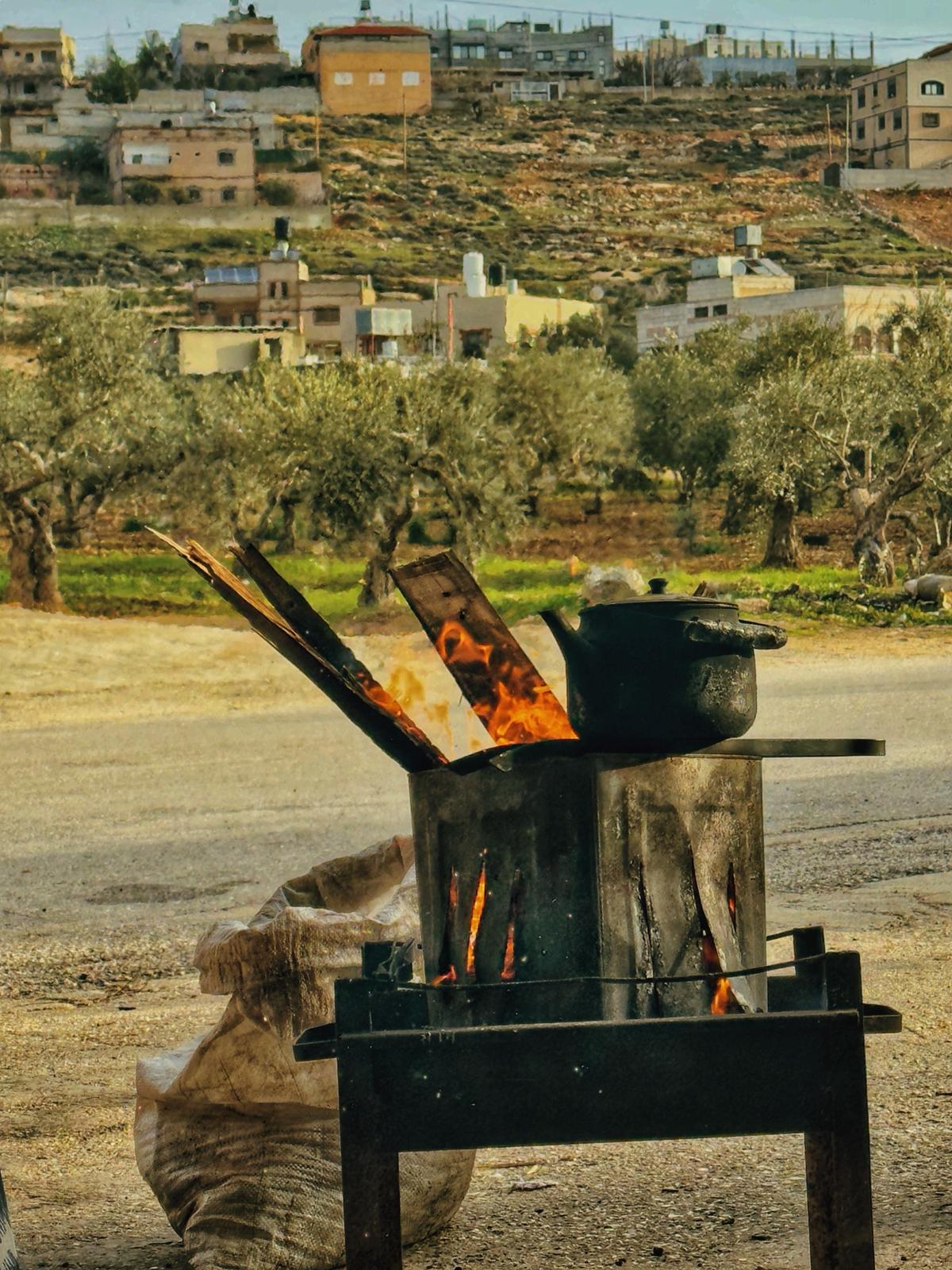 صورة لقرية قصرة مأخوذة من شارع السهل، بعدسة ابن قصرة السيد محمد نزال